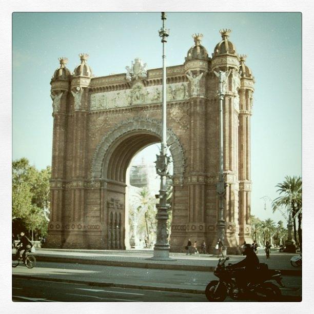 Barcelona Photograph - Arc de Triomphe by Lana Banana