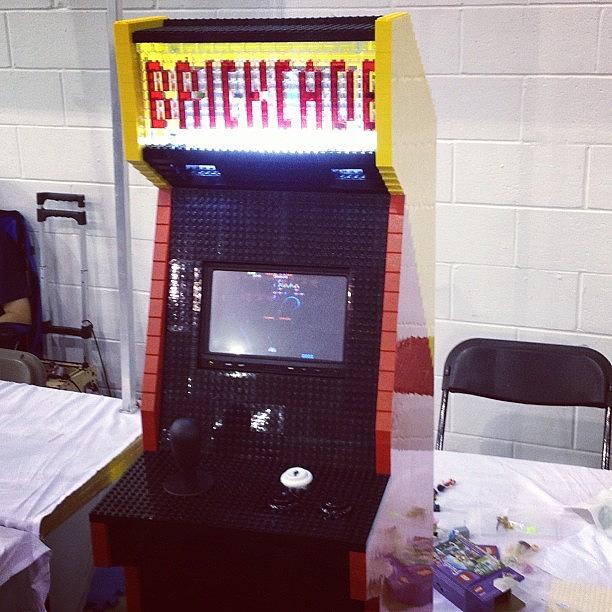 Brickfair Photograph - #arcade Machine That Plays #galaga by Simon Prickett