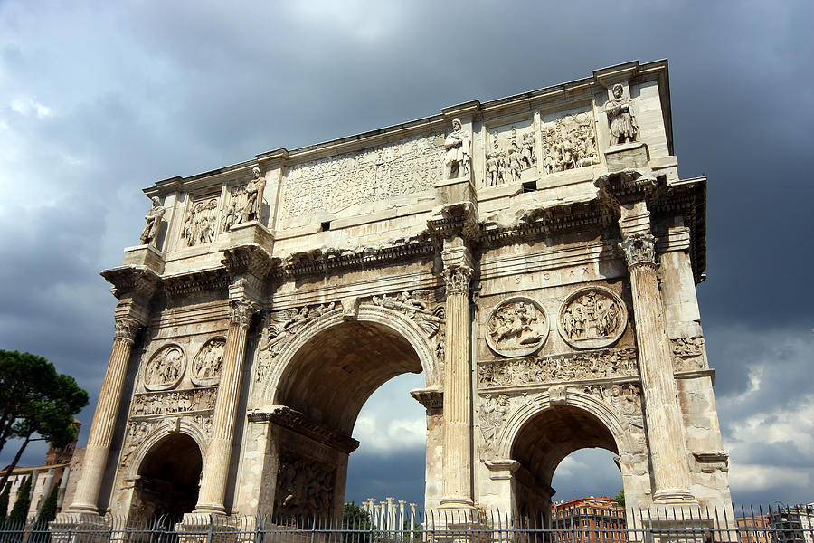 Arch in Rome Photograph by Joe Myeress