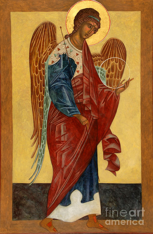 Archangel Michael Painting by Christine Hales