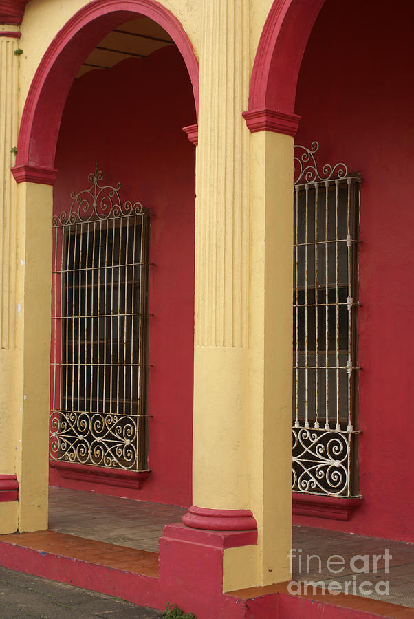 ARCHES AND WINDOWS Veracruz Mexico Photograph by John  Mitchell