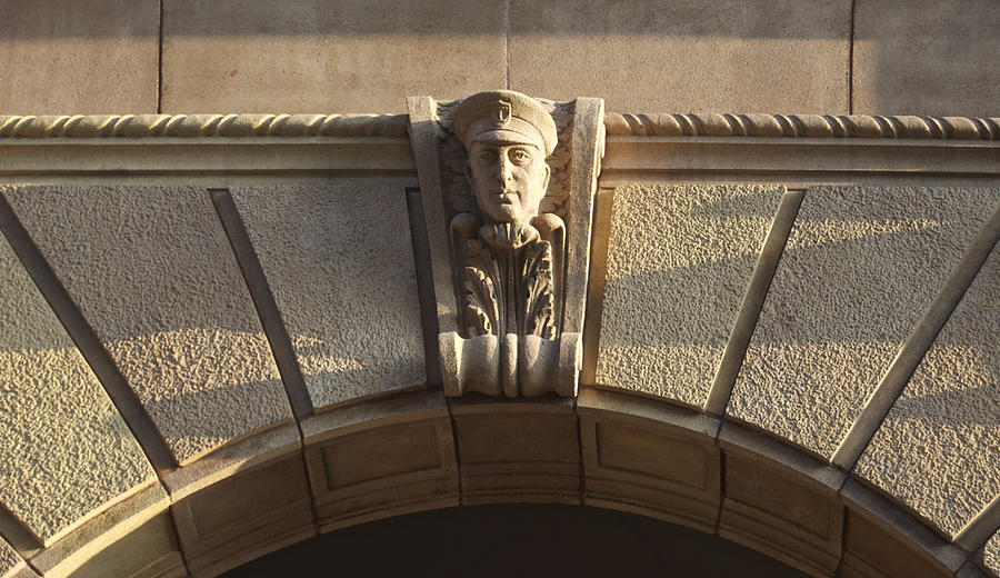 Honolulu Photograph - Architectural Detail Captain by Michael Peychich