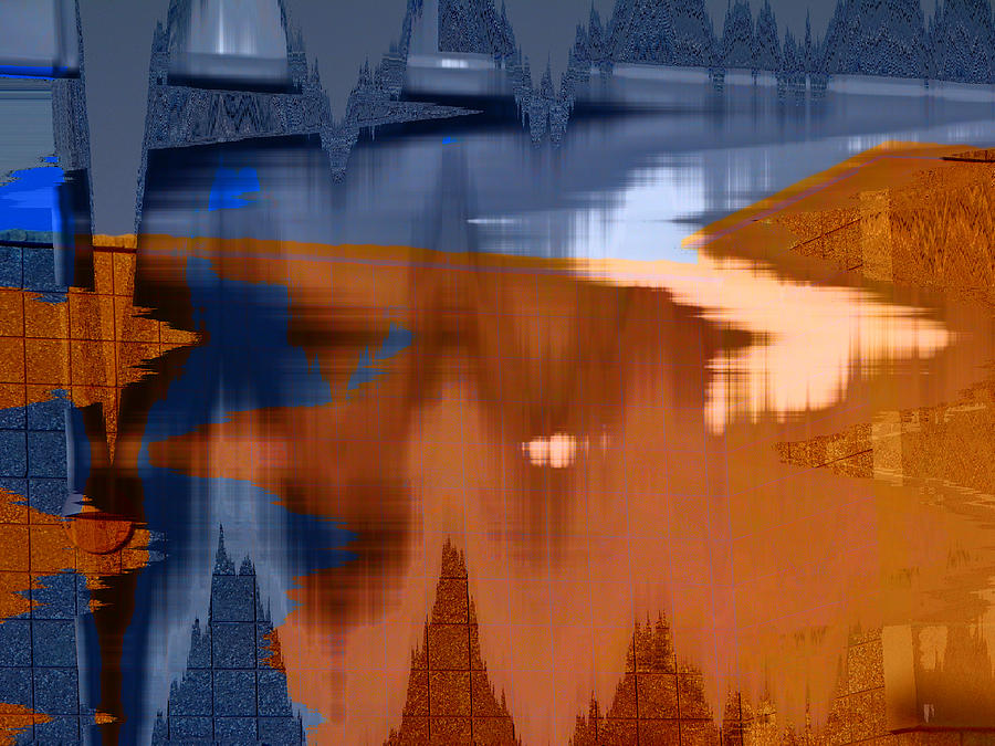 Architecture 24 - Reflections Digital Art by Lenore Senior