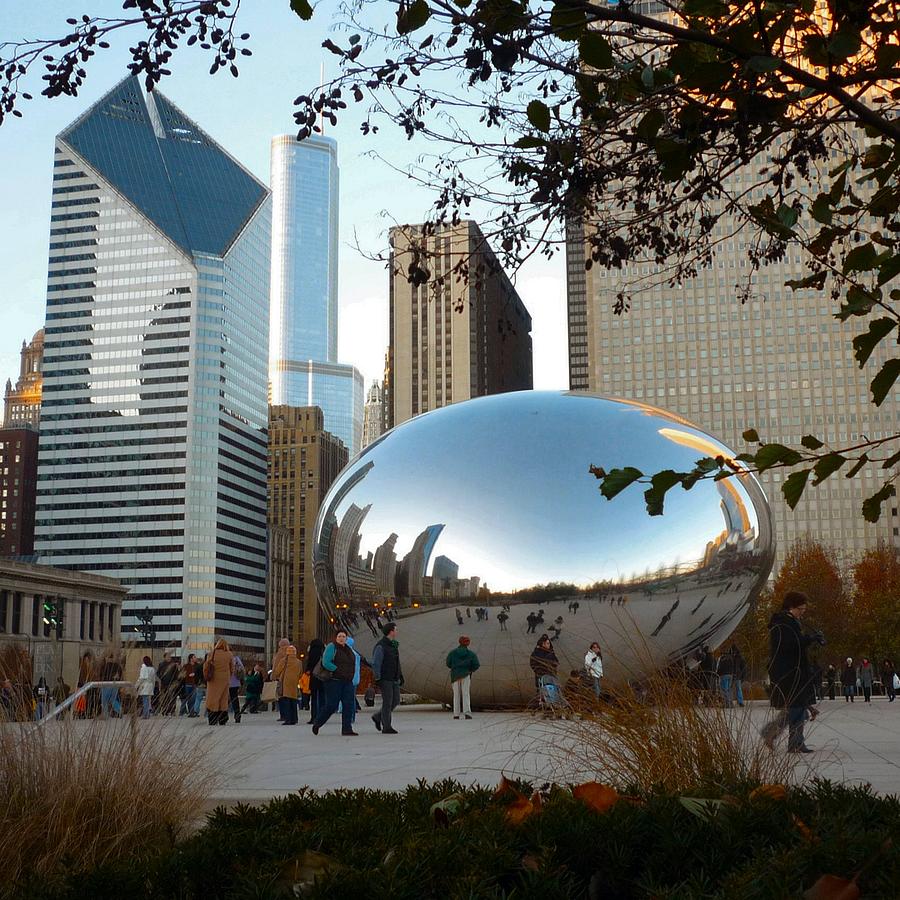 ARCHITECTURE Chicago Cloud Gate Photograph by William OBrien