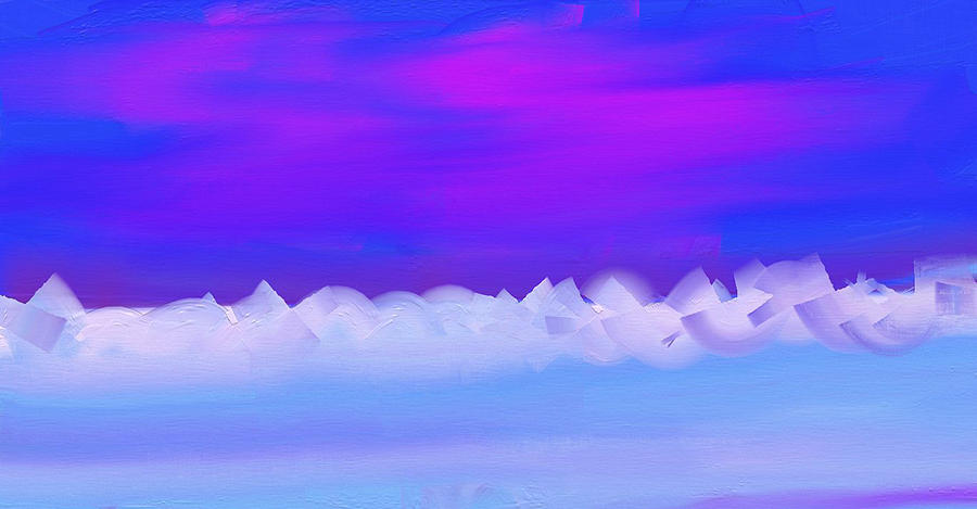 Abstract Digital Art - Arctic by Sula Chance