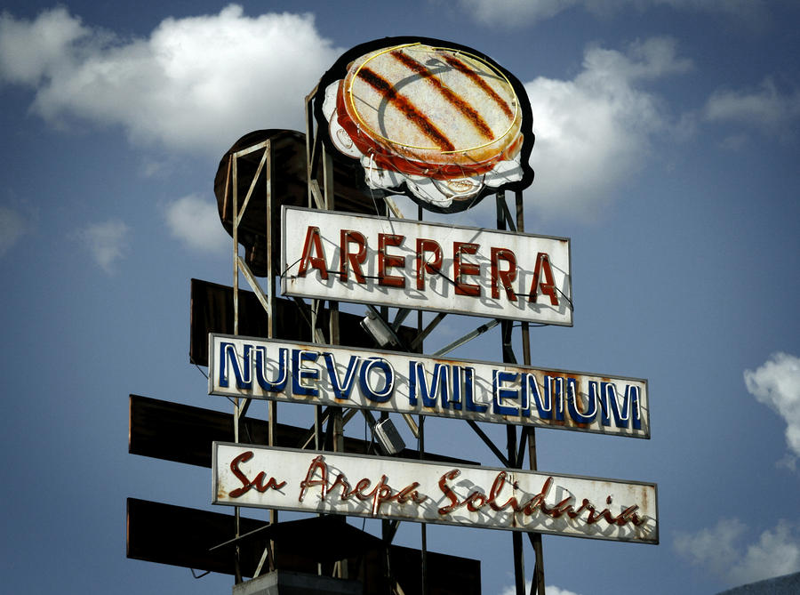 Sign Photograph - Arepera by Shane Rees