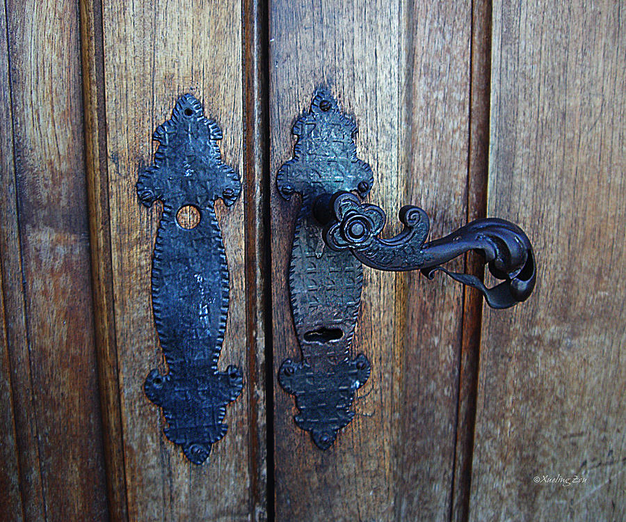 Argentinian Door Decor 1 Photograph by Xueling Zou
