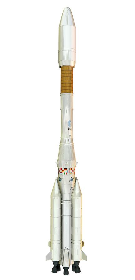 Ariane 44l Rocket, Artwork Photograph By Friedrich Saurer | Fine Art ...