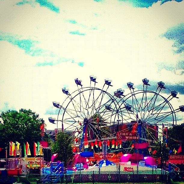 Summer Photograph - #arianepo , #carnival, #ferriswheel by Ariane Polena