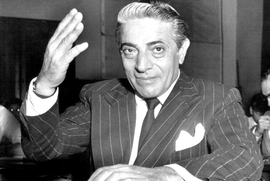 Aristotle Onassis At A Congressional Photograph by Everett