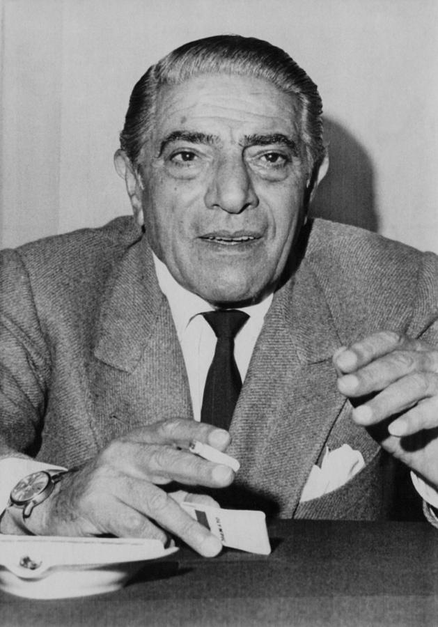 1970s Photograph - Aristotle Onassis, Circa Early 1970s by Everett