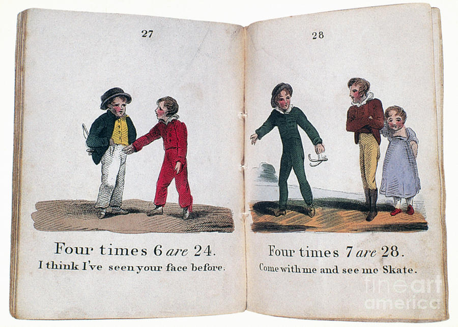 ARITHMETIC BOOK, c1815 Photograph by Granger