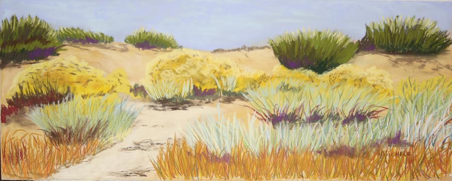 Arizona Prairie Grasses Pastel by Michele Turney