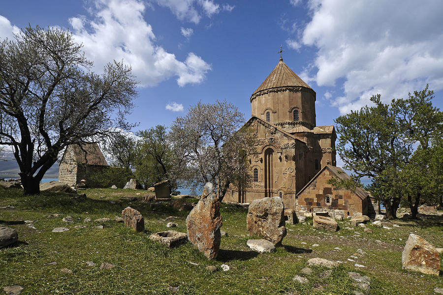 Armenian Church on Adkamar Island Photograph by Michele Burgess