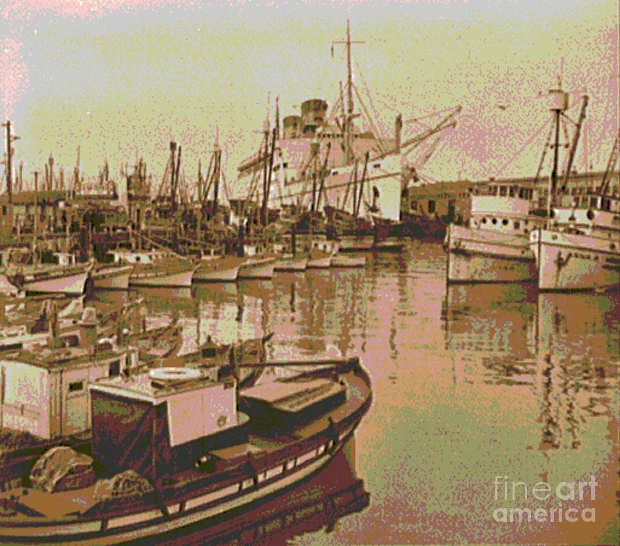 Army Transport at Fishermans Wharf San Francisco Photograph by Padre Art