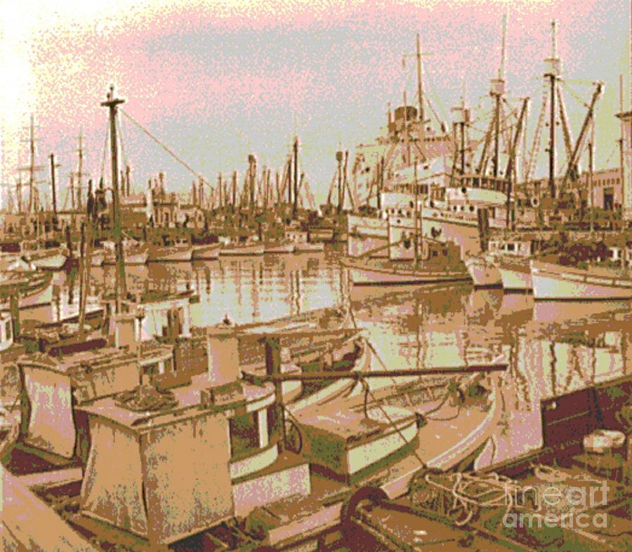 Army Troop Transport Fishermans Wharf San Francisco Photograph by Padre Art