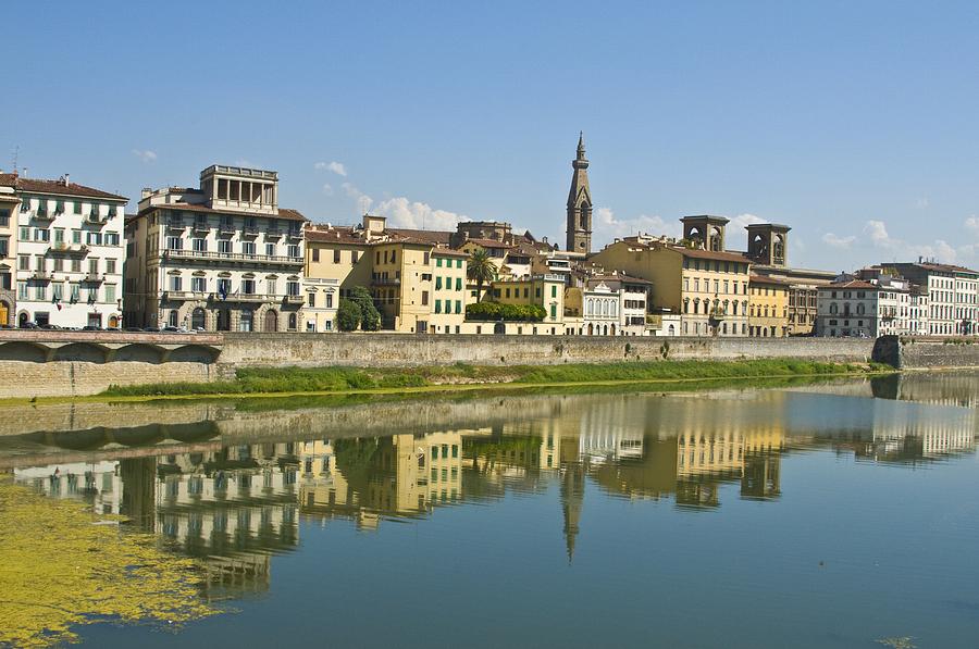 Arno Reflection Photograph by Richard Henne