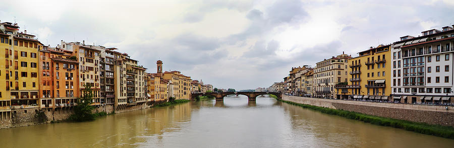 Arno River In Florence Italy Photograph by Roger Mullenhour