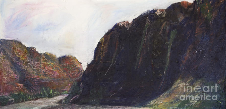 Landscape Painting - Around the Ridge  by Richard Fritz