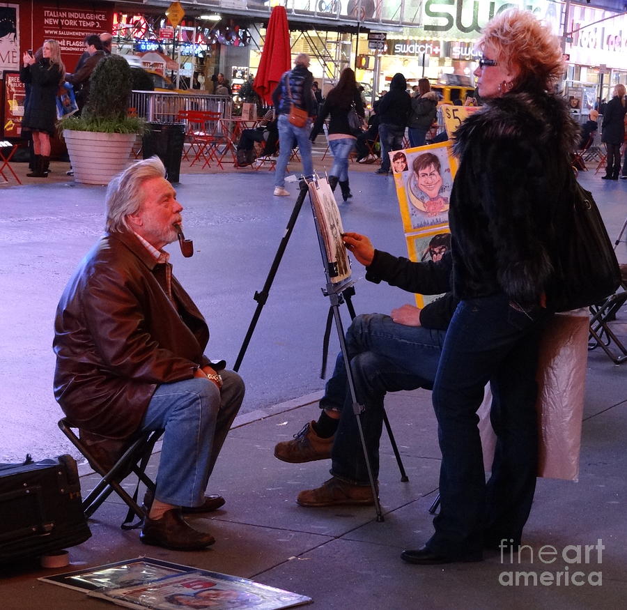 Art at Times Square 216 Photograph by Padamvir Singh