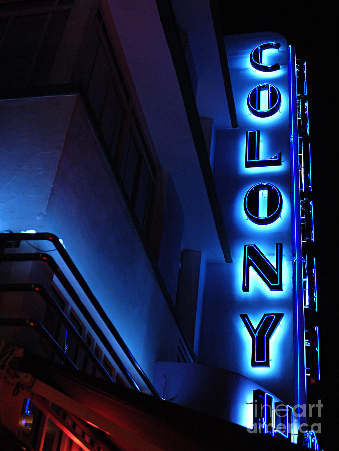Colony Hotel Art Deco District Miami 2 Photograph by Bob Christopher