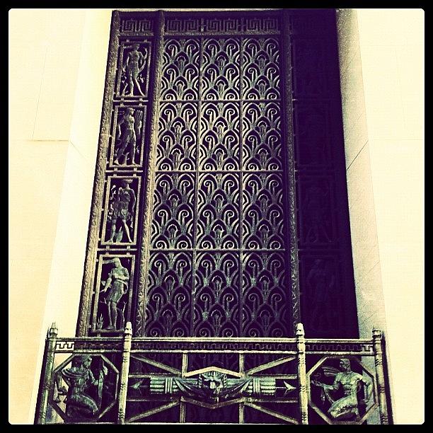 New York City Photograph - Art Deco Wrought-iron Window by Natasha Marco