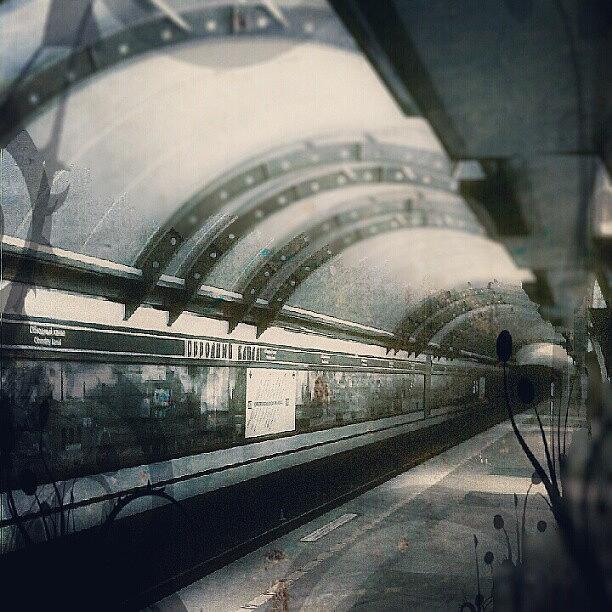 Vintage Photograph - #art, #metro, #subway by Max Deviantrex