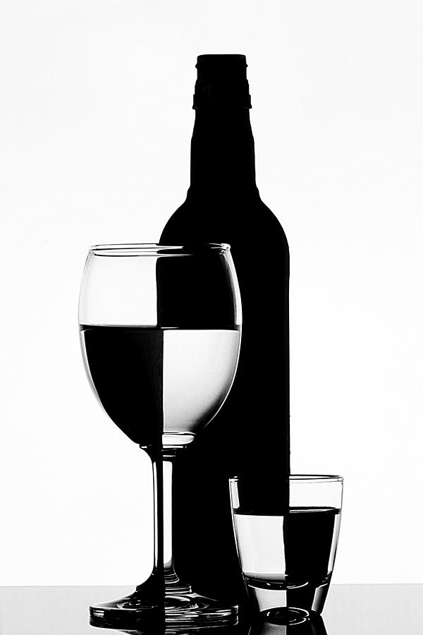 Wine Photograph - Art of Wine Glass-6 by Mukesh Srivastava