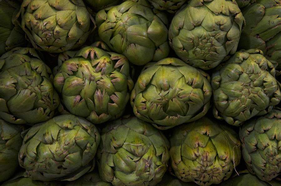 Artichokes Photograph by Perry Van Munster