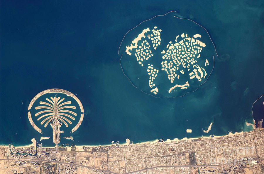 Artificial Archipelagos, Dubai, United Photograph by NASA/Science Source