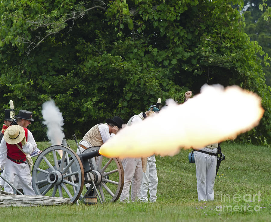 War Of 1812 Photograph - Artillery Demonstration by JT Lewis