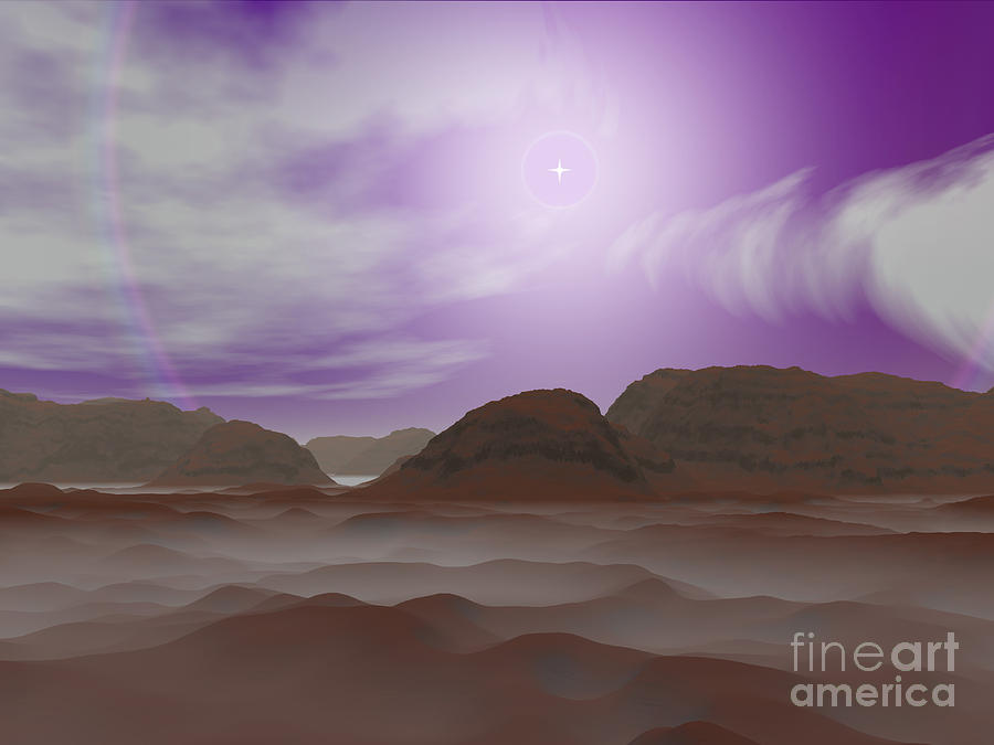 Artists Concept Of The Atmosphere Digital Art by Walter Myers - Pixels