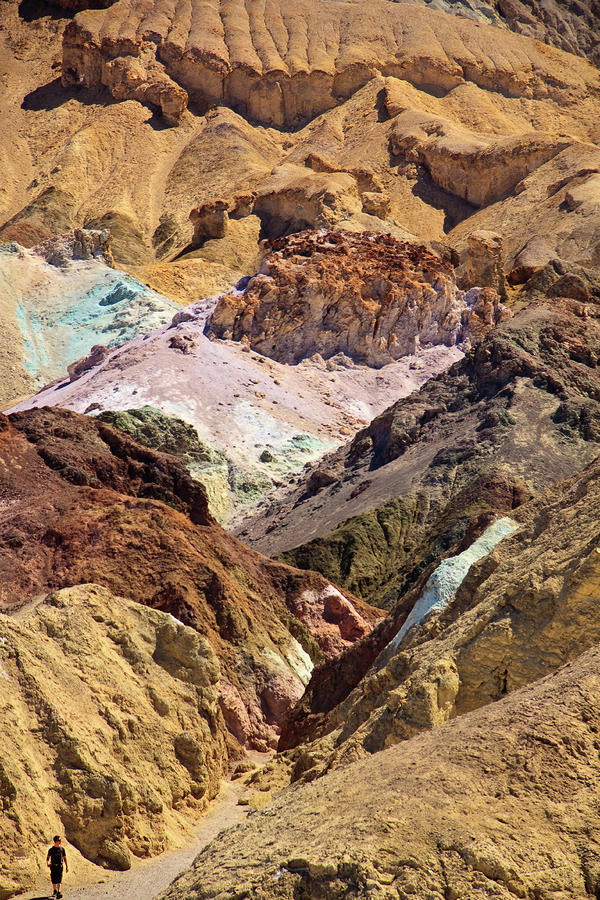 Artists Palette at Death Valley Photograph by Levin Rodriguez