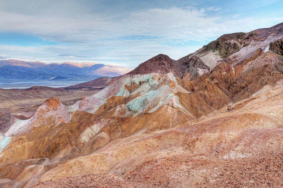 Mountain Photograph - Artists Palette Death Valley by Dean Pennala