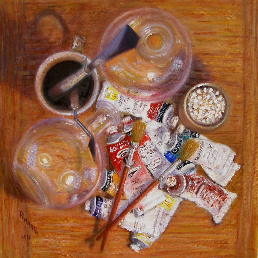 Artists Tools 3 Painting by Donelli  DiMaria