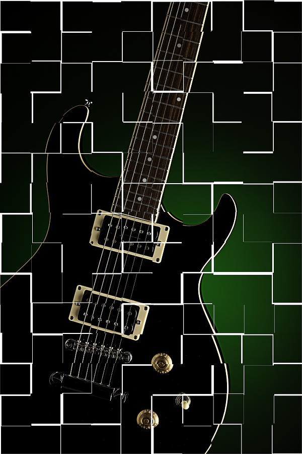 Artsy Electric Guitar Photograph by M K Miller