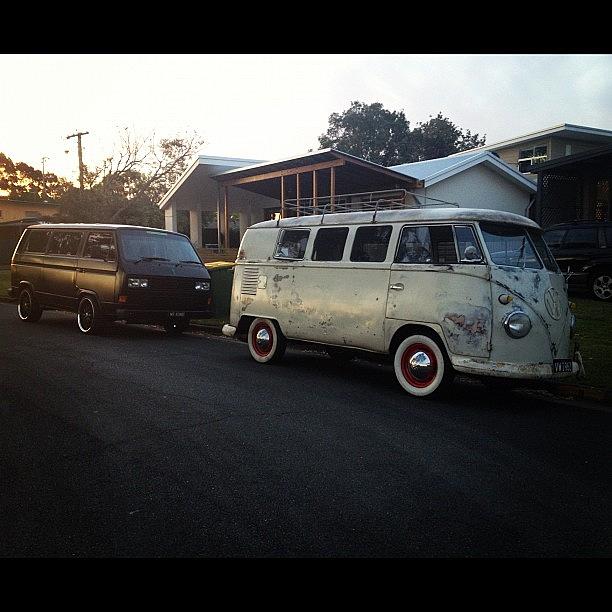 Kombi Photograph - Arvo Beers With @kustomkombi At by Glen Bryden