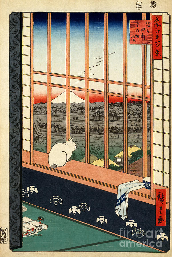 Asakusa Rice Field Painting by Thea Recuerdo