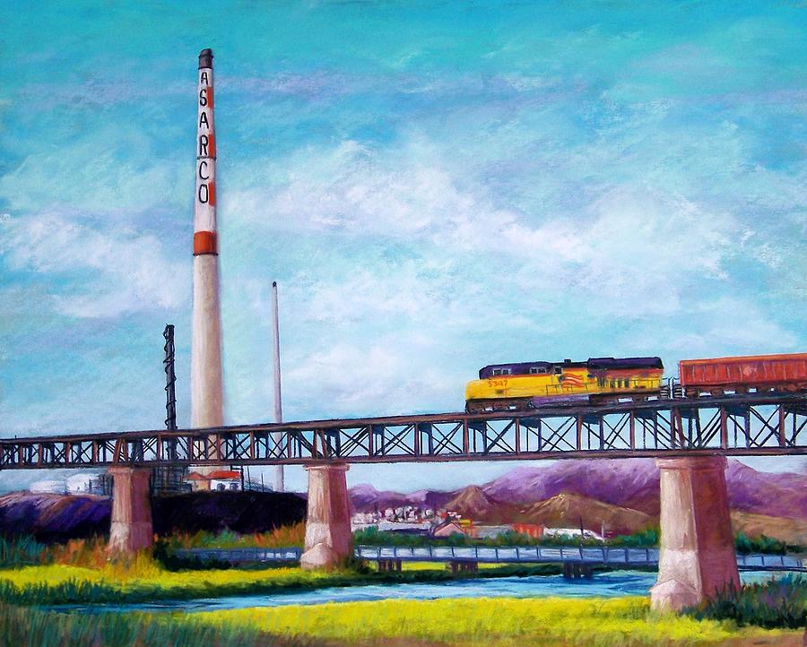 Asarco and the RR Bridge Pastel by Candy Mayer