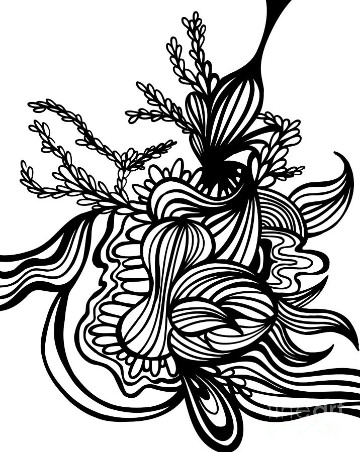 Asbtract - Graphic Drawing by HD Connelly