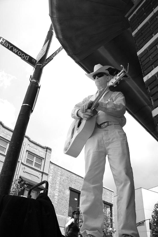 Asheville Street Musician Photograph by Gray  Artus