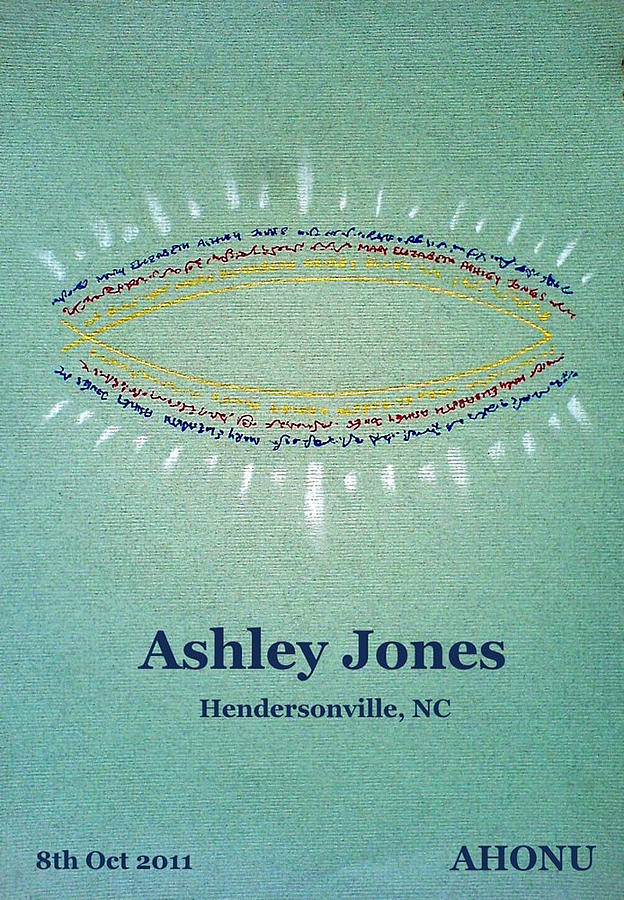 Ashley Jones Painting by AHONU Aingeal Rose