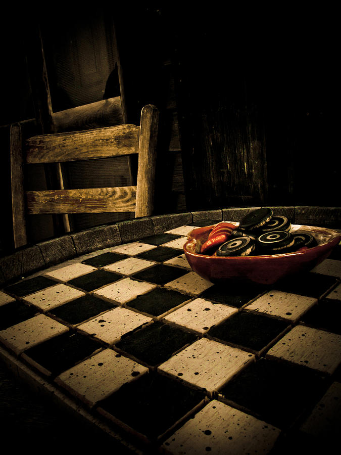 Checkers Photograph - Ask Alice by Jessica Brawley