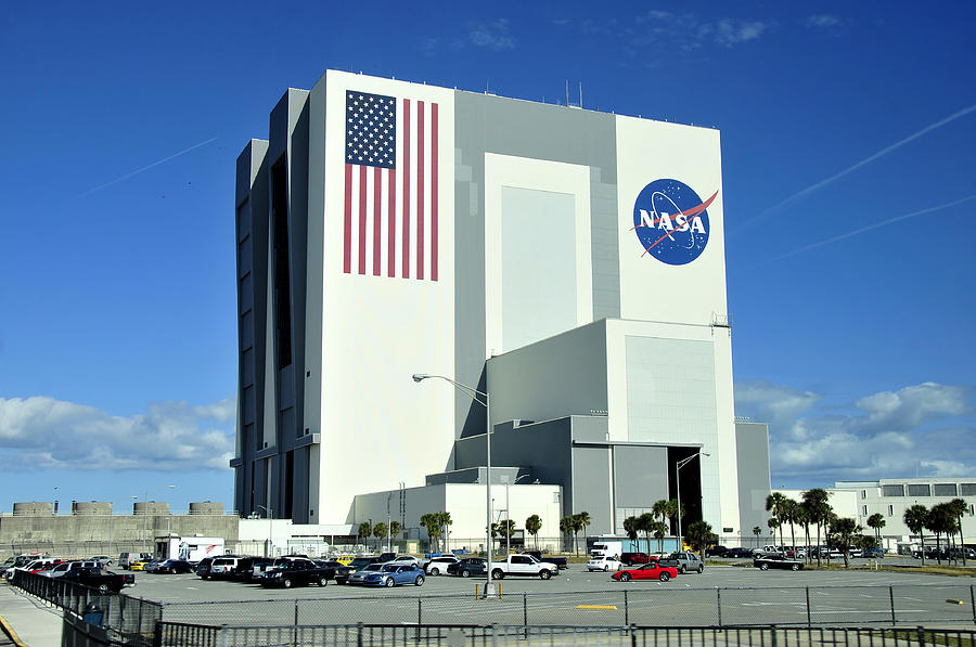 Nasa Photograph - Assembly building classic view by David Lee Thompson