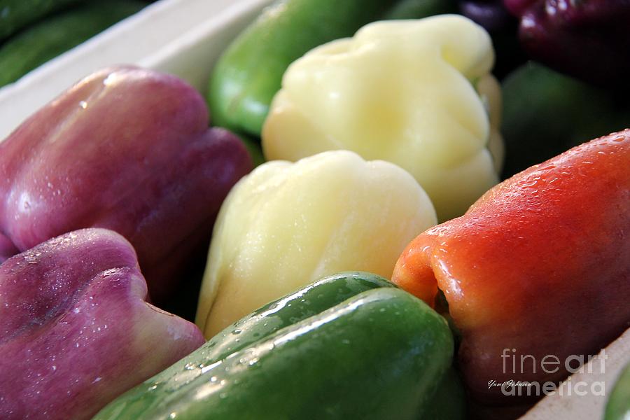 Assorted colors bell peppers Photograph by Yumi Johnson