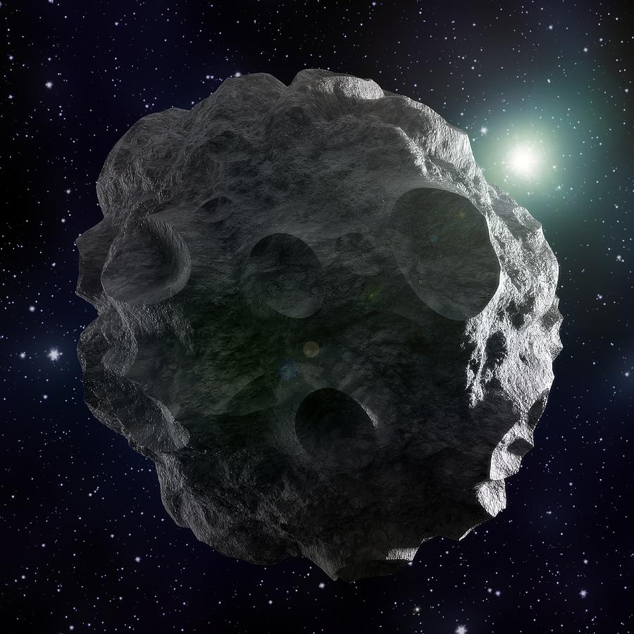 Asteroid, Artwork by Andrzej Wojcicki