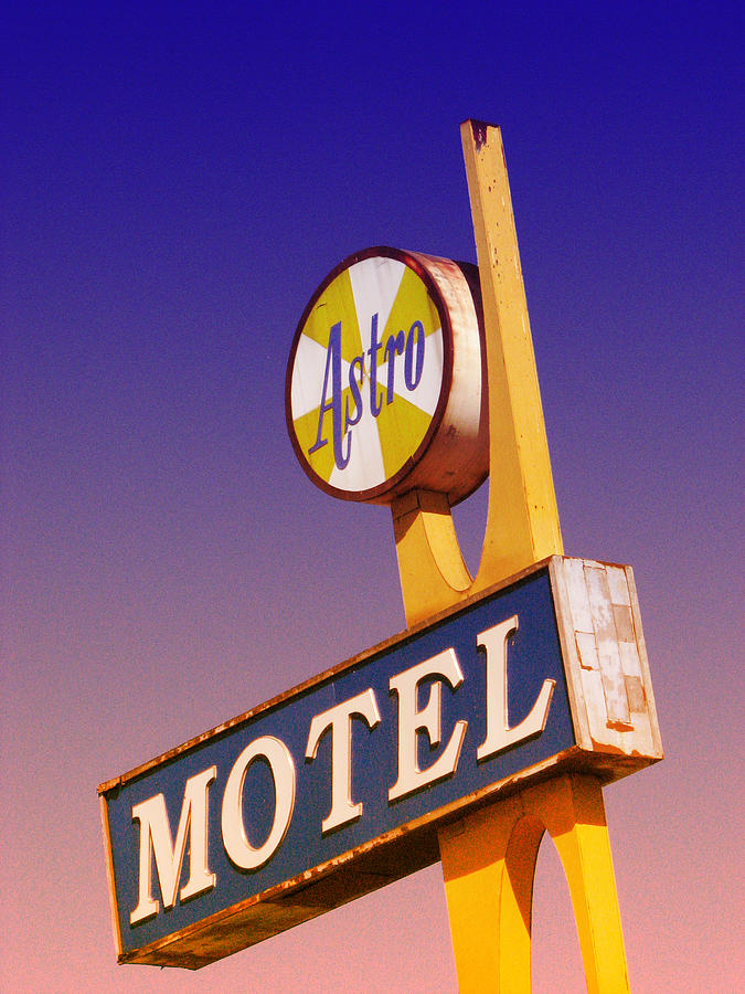 Astro Motel Retro Sign Photograph by Kathleen Grace