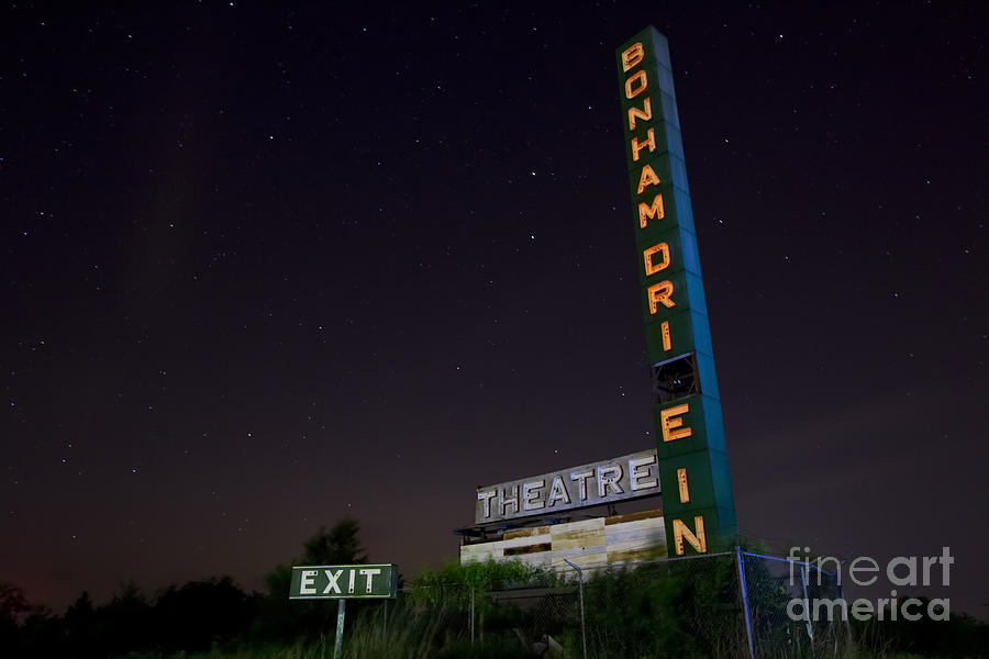Architecture Photograph - At the Drive In Movie Theater  by Keith Kapple