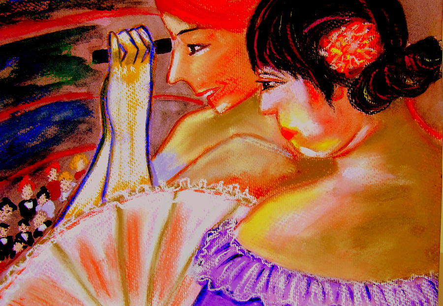 At the Opera Painting by Rusty Gladdish