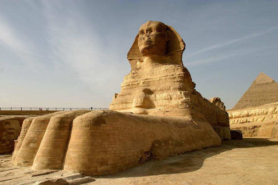 At The Paws Of The Sphinx Photograph